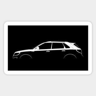 Saab 9-4X Aero Silhouette Magnet